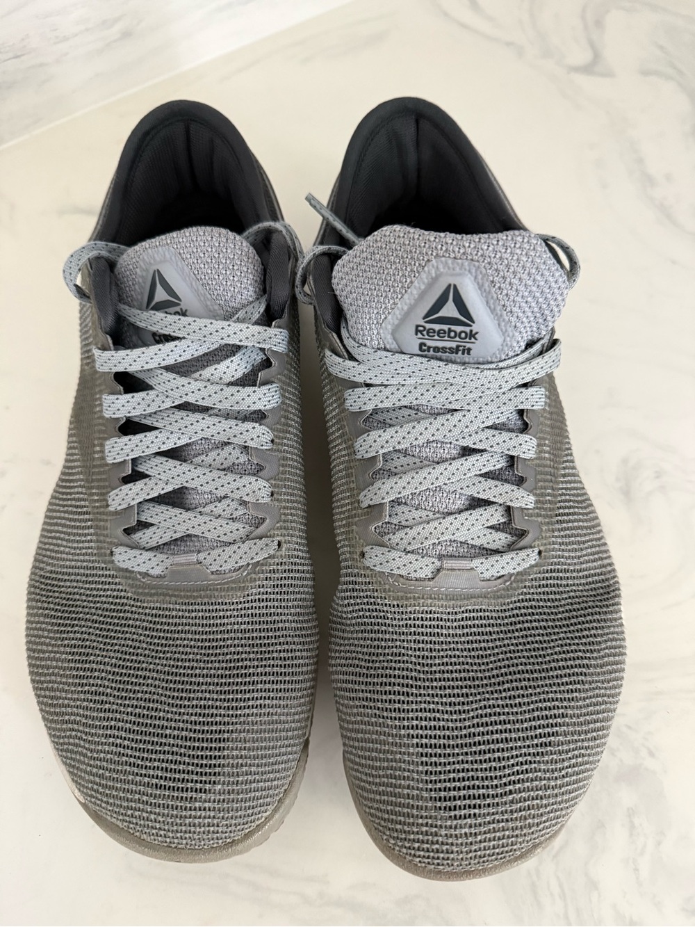 Reebok Grey Knit CrossFit Training Sneakers